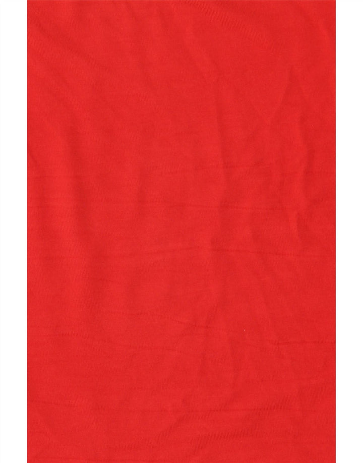 Ballantyne Womens Polo Shirt UK 12 Medium Red Viscose