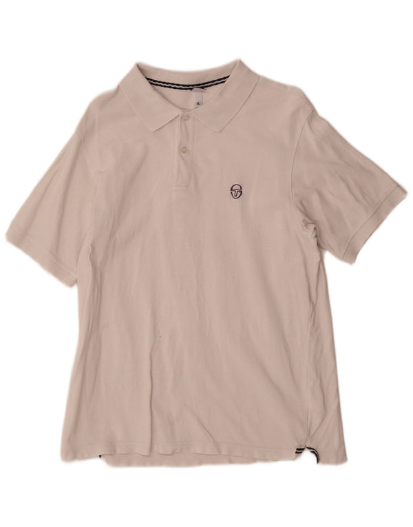 Sergio Tacchini Polo Homme XL Blanc Coton