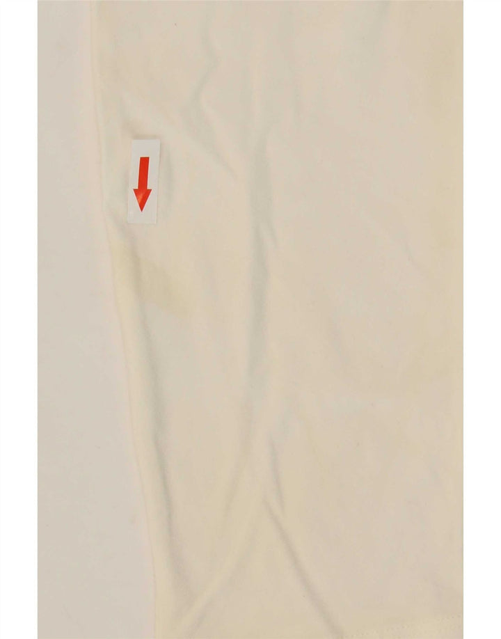 Max Mara Womens T-Shirt Top UK 10 Small White Viscose