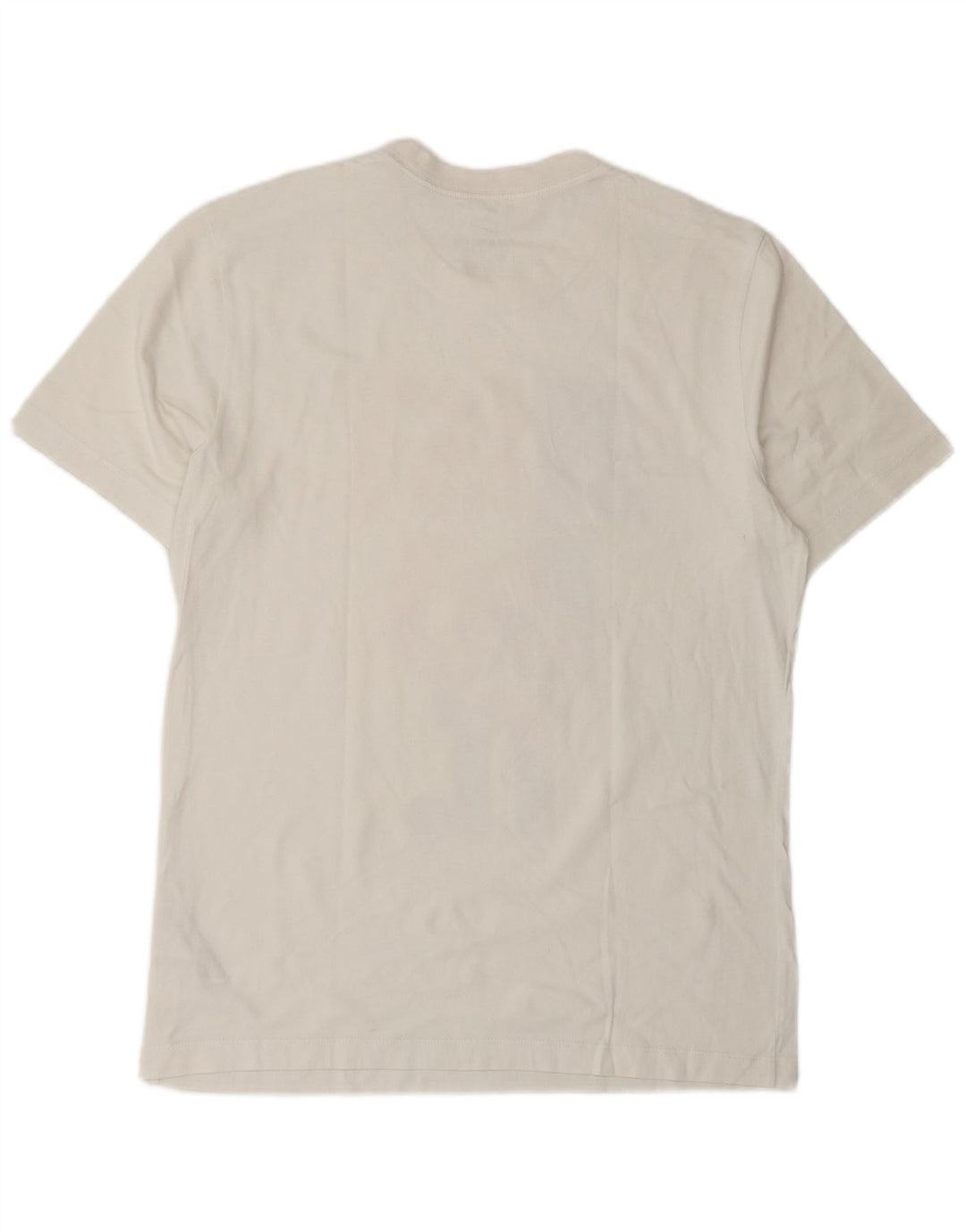 NIKE Mens Graphic T-Shirt Top Medium White Cotton