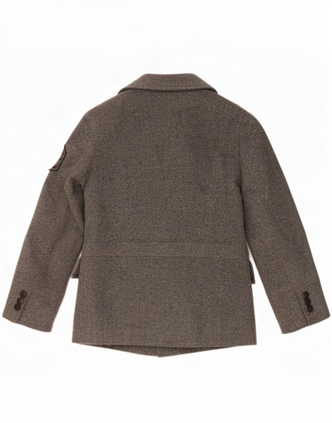 Zara Ανδρικό παλτό μπιζελιού UK 40 Large Grey Wool