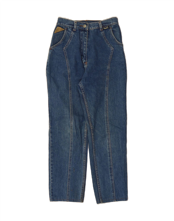 VINTAGE Womens Straight Jeans W26 L26 Blue Vintage Vintage and Second-Hand Vintage from Messina Hembry 