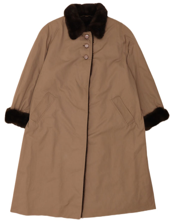Valmeline Dame Overfrakke UK 20 2XL Brun Polyester