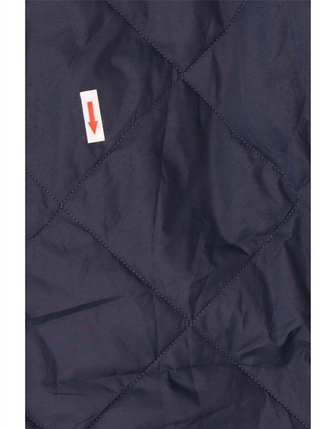 Marks & Spencer Mens Quilted Jacket UK 38 Medium Navy Blue Polyester