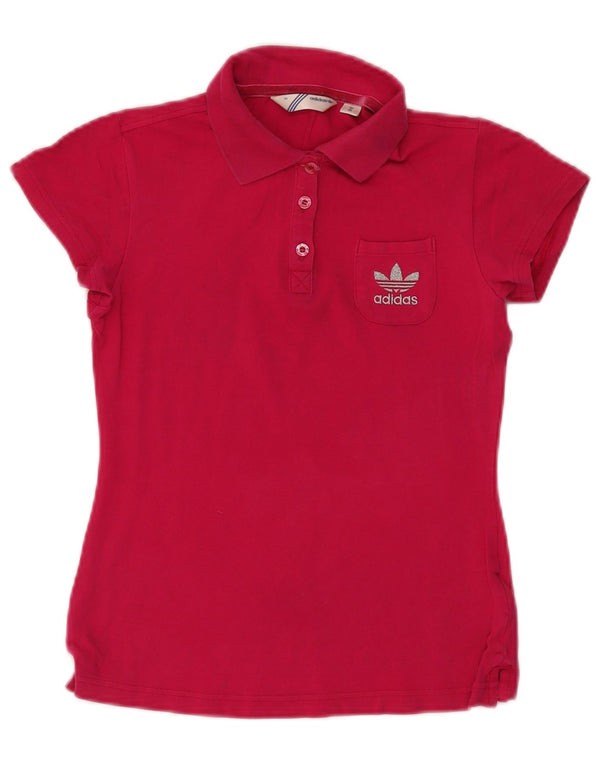 Polo Adidas da donna EU 36 piccola in cotone rosa