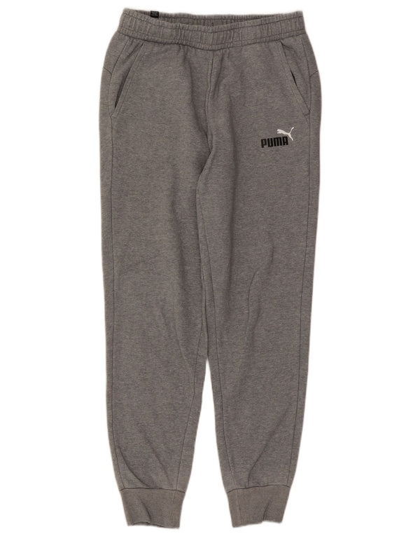 Damskie spodnie dresowe Puma Joggers UK 12 Średnioszare, bawełniane