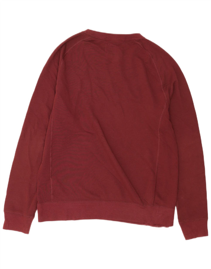 Felpa grafica da uomo Champion, maglione, cotone bordeaux medio