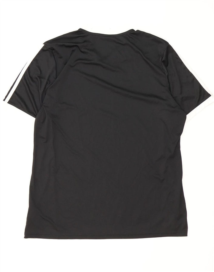 T-shirt Adidas Climalite da uomo Top XL poliestere nero