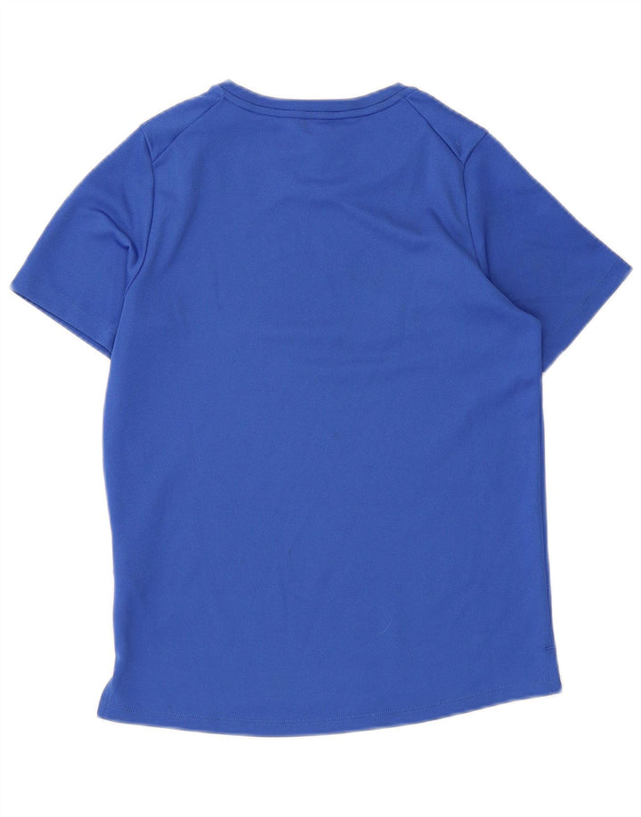 Nike Boys Dri Fit T-shirt Top 10-11 år Medium Blue Polyester