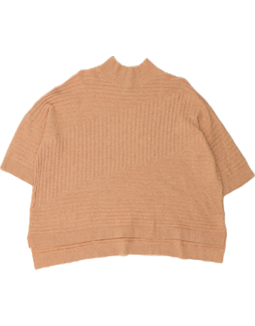 WHISTLE Womens Oversized Turtle Neck Jumper Sweater UK 10 Small Beige Vintage Whistle and Second-Hand Whistle from Messina Hembry 