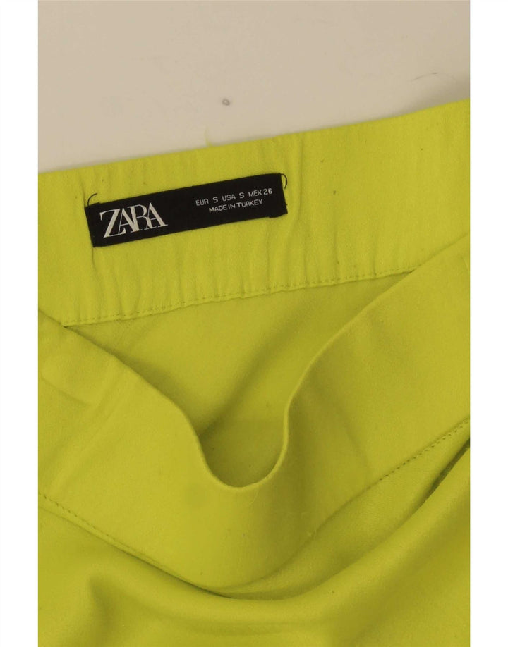 Zara Damen Maxirock Small W26 Grün