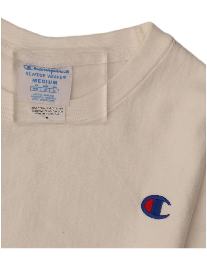 Felpa da donna Champion UK 14 cotone bianco medio