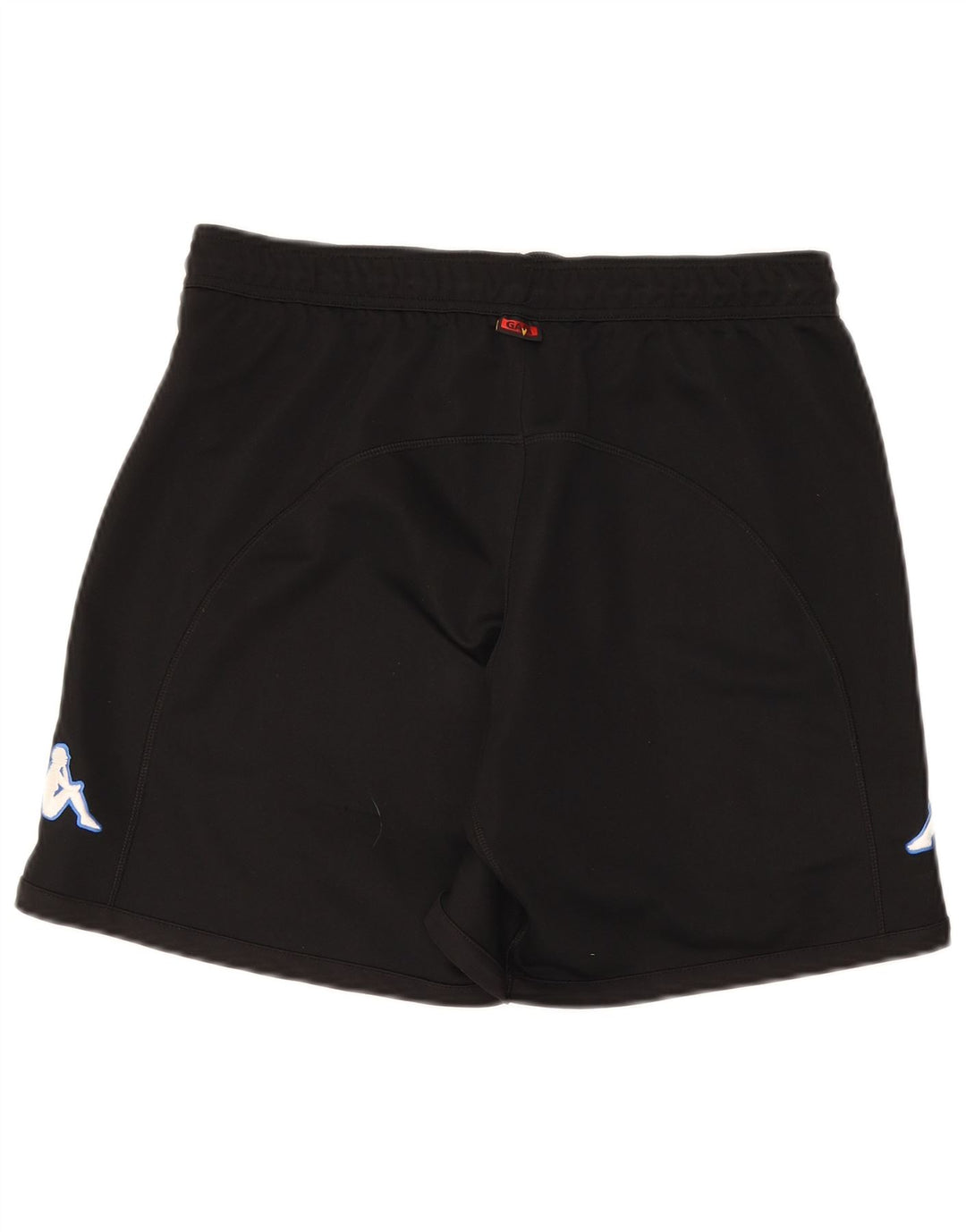 Kappa Mens Graphic Sport Shorts Medium Black Polyester