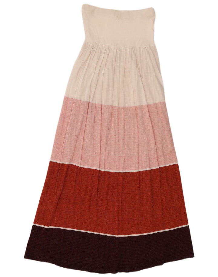 Abito senza spalline da donna Patrizia Pepe taglia unica a righe multicolore