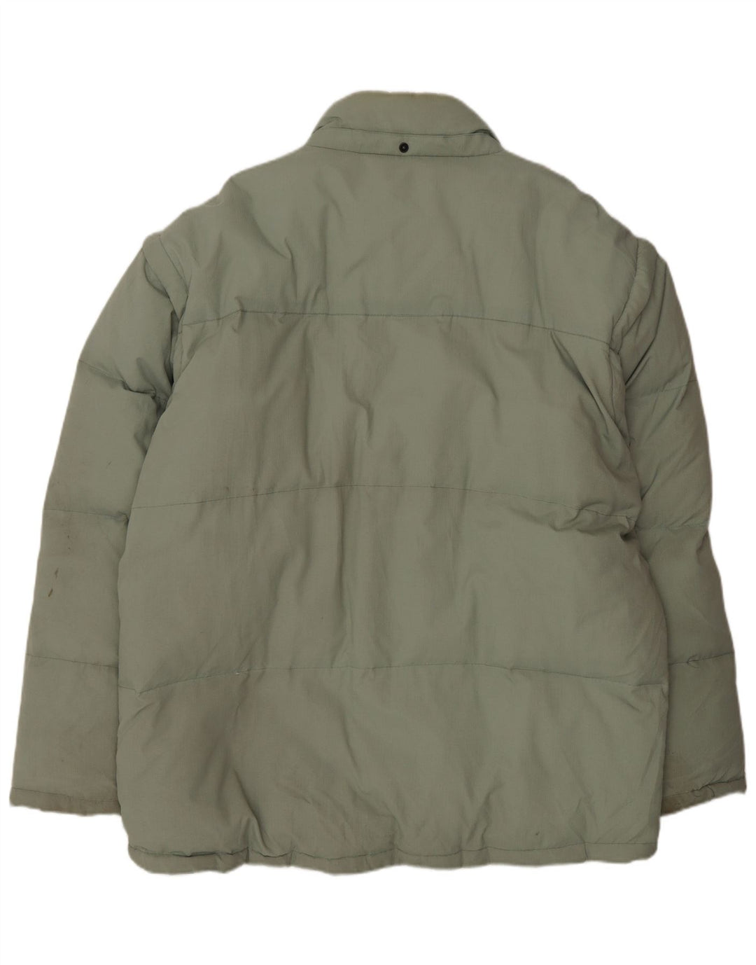 The North Face Mens Padded Jacket UK 44 2XL Green Polyamide