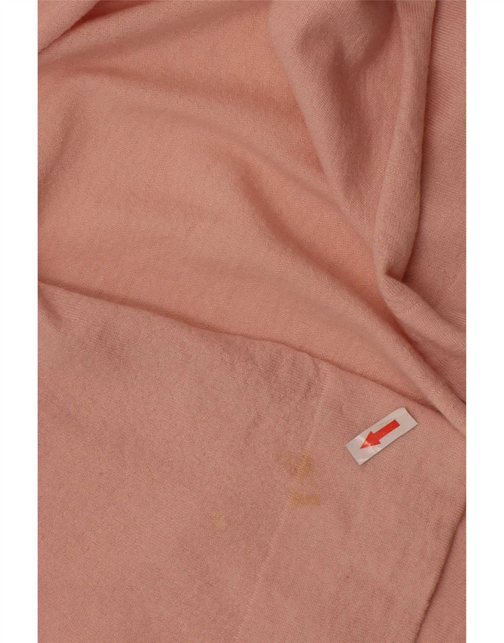 Massimo Dutti Womens Open Cardigan Sweater UK 12 Medium Pink