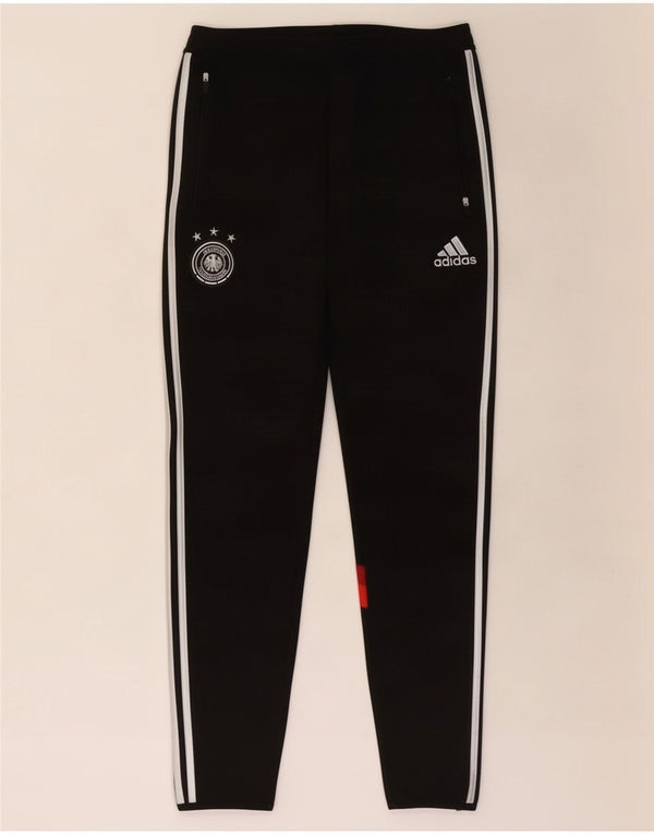 Adidas Mens Deutscher Fussball Bund Tracksuit Trousers Small Black