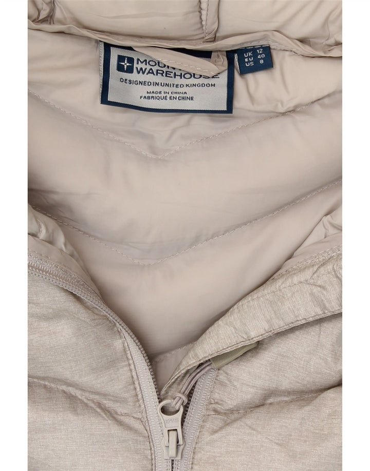 Chaqueta acolchada con capucha para mujer Mountain Warehouse UK 42 Poliéster beige medio