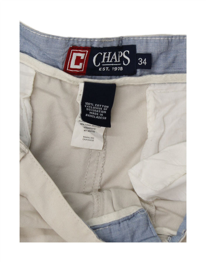 Chaps Ανδρικό σορτς Cargo W34 Μεγάλο Μπεζ Βαμβακερό