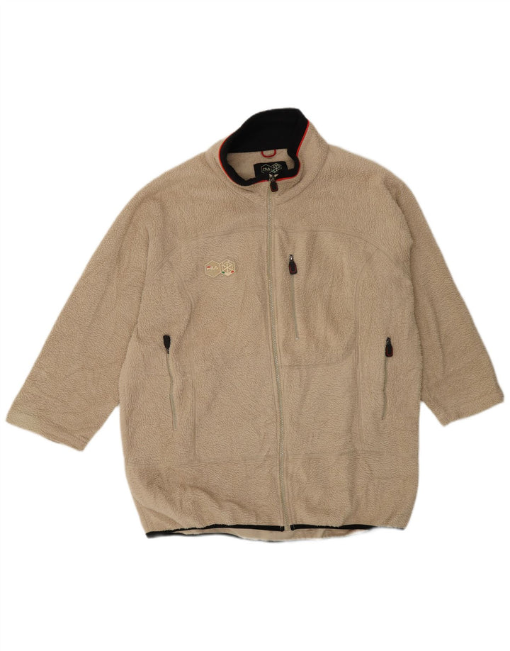 Fila Herren Fleecejacke UK 40 Large Beige