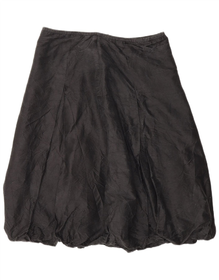 Coast Womens Bubble Skirt UK 14 Large W32 Grey Silk