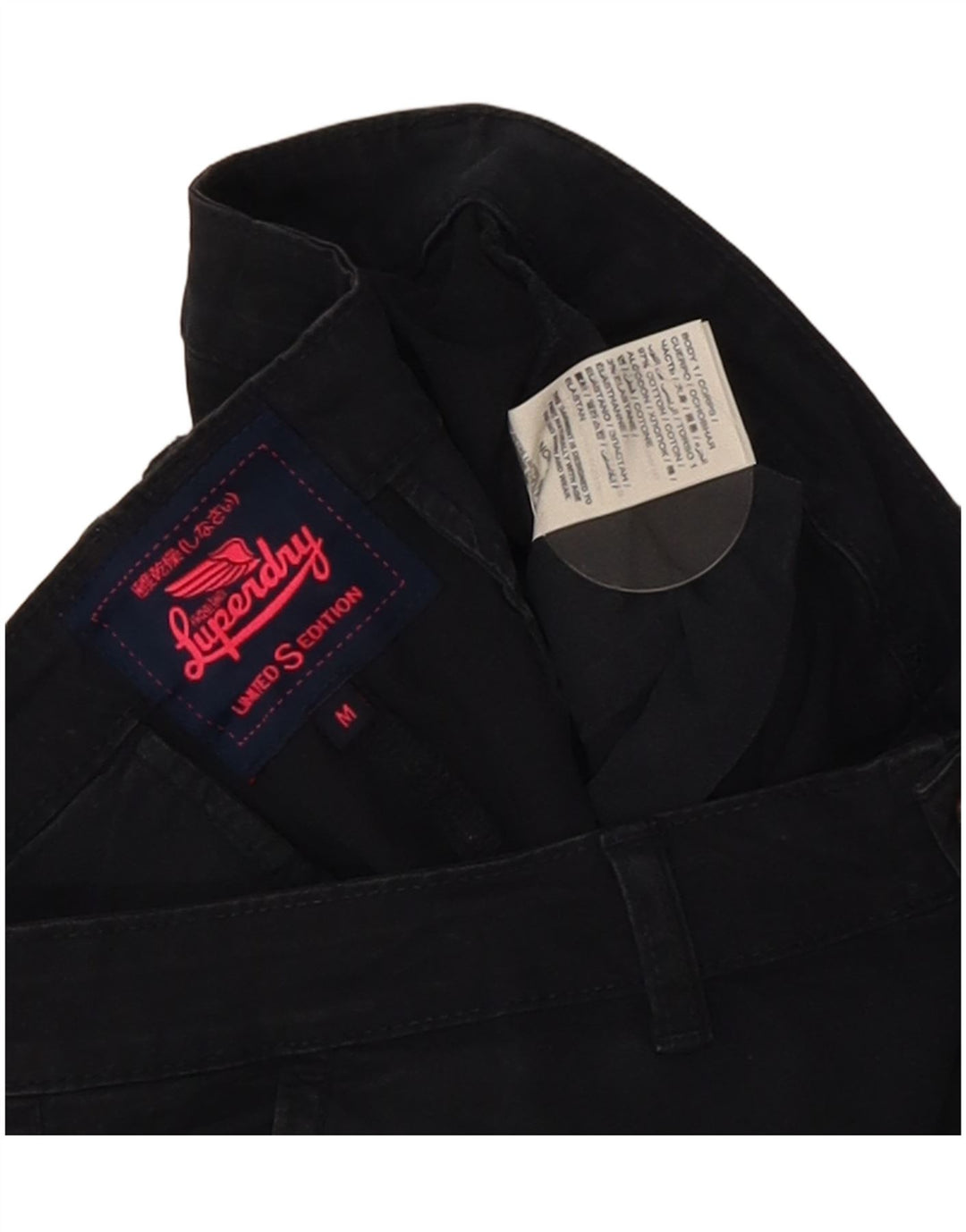 Superdry Chino-shorts til kvinder Medium W30 Navyblå bomuld