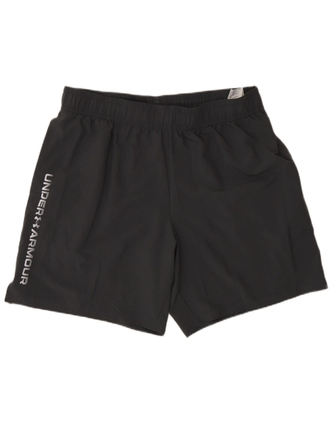 Pantaloncini sportivi regolari con grafica da uomo Under Armour XL poliestere grigio