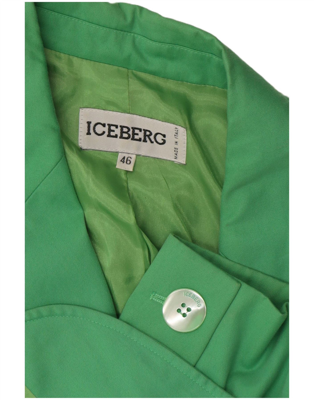 Iceberg Γυναικείο μπουφάν γραφικό μπλέιζερ Mickey Mouse IT 46 Large Green
