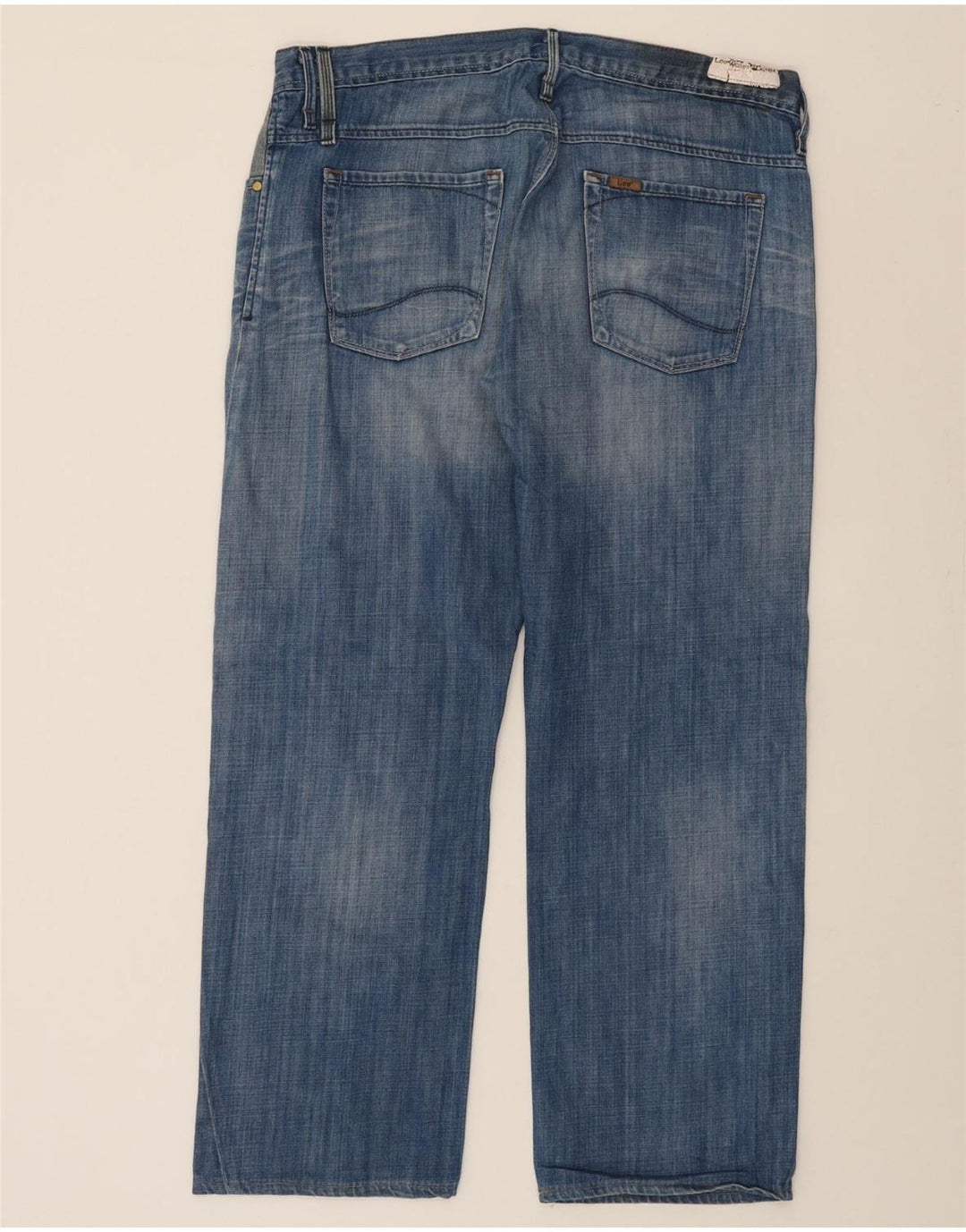 LEE Mens Ross Straight Jeans  W38 L30 Blue Cotton Vintage Lee and Second-Hand Lee from Messina Hembry 