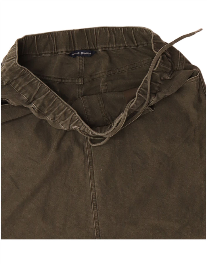 French Connection Womens Mini Skirt W30 Medium Khaki Cotton