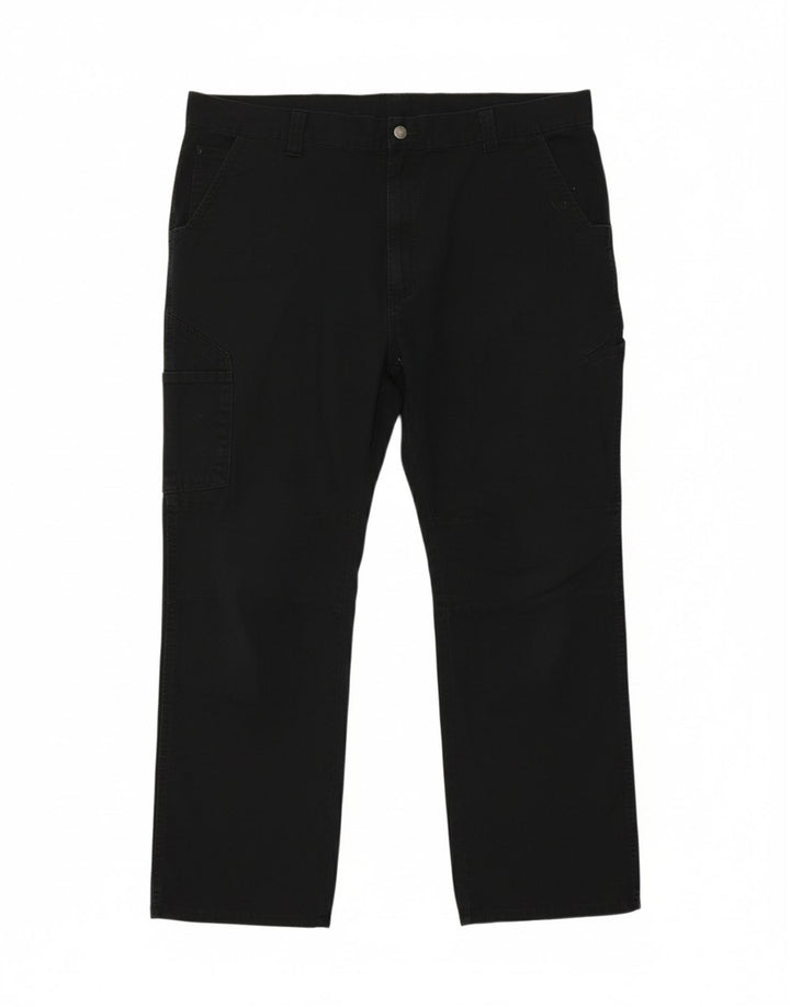 DICKIES Mens Straight Cargo Trousers W44 L29 Navy Blue