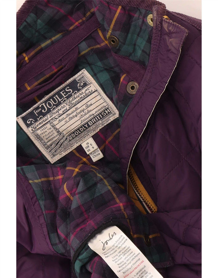 Joules Γυναικείο Καπιτονέ μπουφάν UK 10 Small Purple Polyester