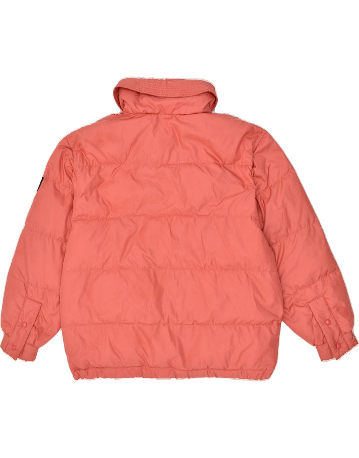GEO SPIRIT Womens Loose Fit Padded Jacket EU 44 XL Pink Polyester | Vintage Geo Spirit | Thrift | Second-Hand Geo Spirit | Used Clothing | Messina Hembry 