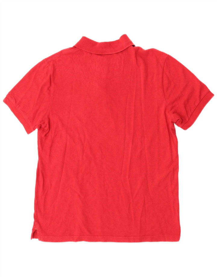 Dockers Mens Polo Shirt Medium Red Cotton