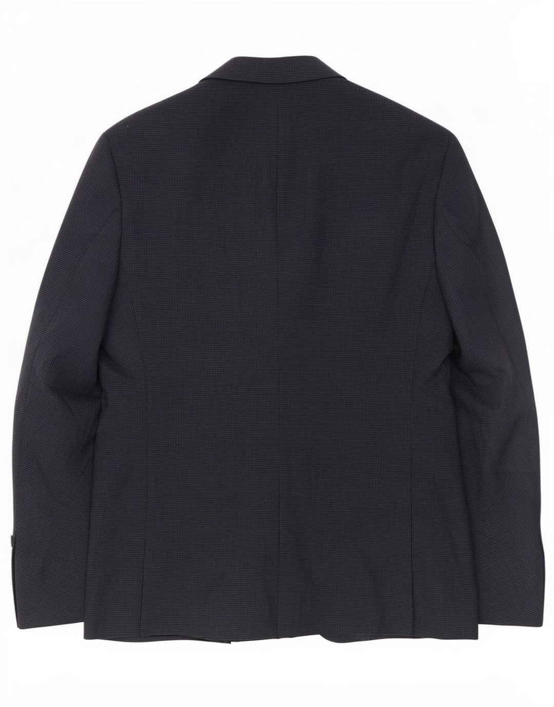 Jaqueta blazer masculina Zara com 2 botões UE 48 médio azul marinho Houndstooth