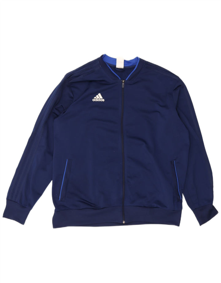 Adidas Træningsdragt til mænd Top jakke 2XL marineblå polyester