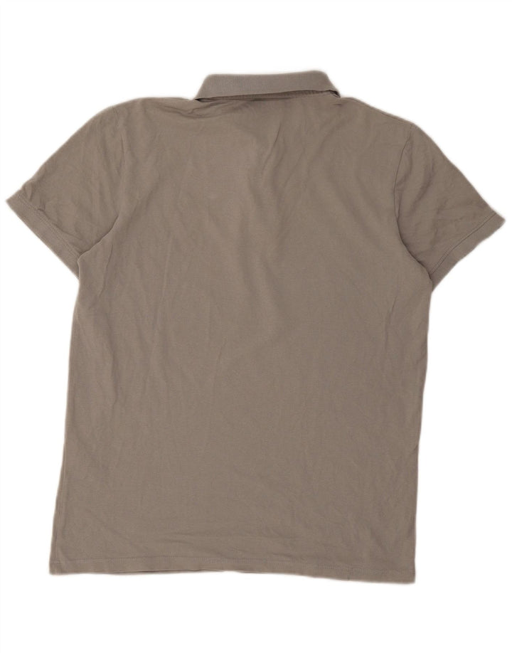 Jack & Jones Mens Polo Shirt Large Grey Cotton