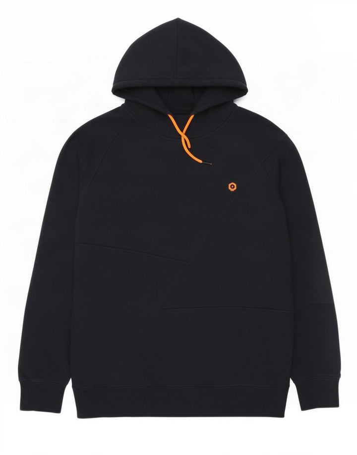 Jack & Jones Mens Hoodie Jumper Large Navy Blue Polyester