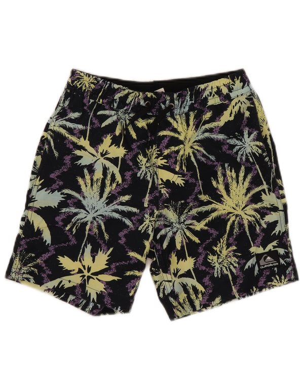 Quiksilver Boys Graphic Swimming Shorts 9-10 Years Medium Black Polyester
