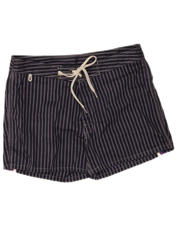 Sundek Badeshorts til mænd Medium Marineblå Nålestribet Polyester