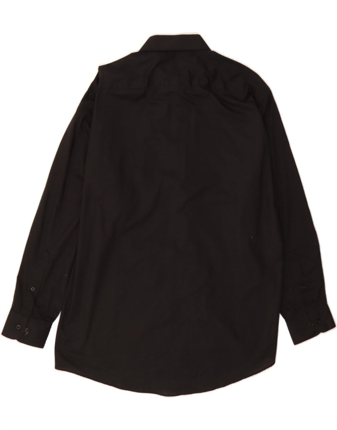 PIERRE CARDIN Mens Shirt Size 17 17 1/2 XL Black Polyester Vintage Pierre Cardin and Second-Hand Pierre Cardin from Messina Hembry 