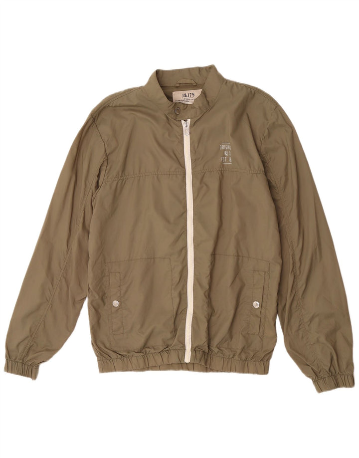 Giacca antipioggia da uomo Jack & Jones UK 40 grande nylon kaki