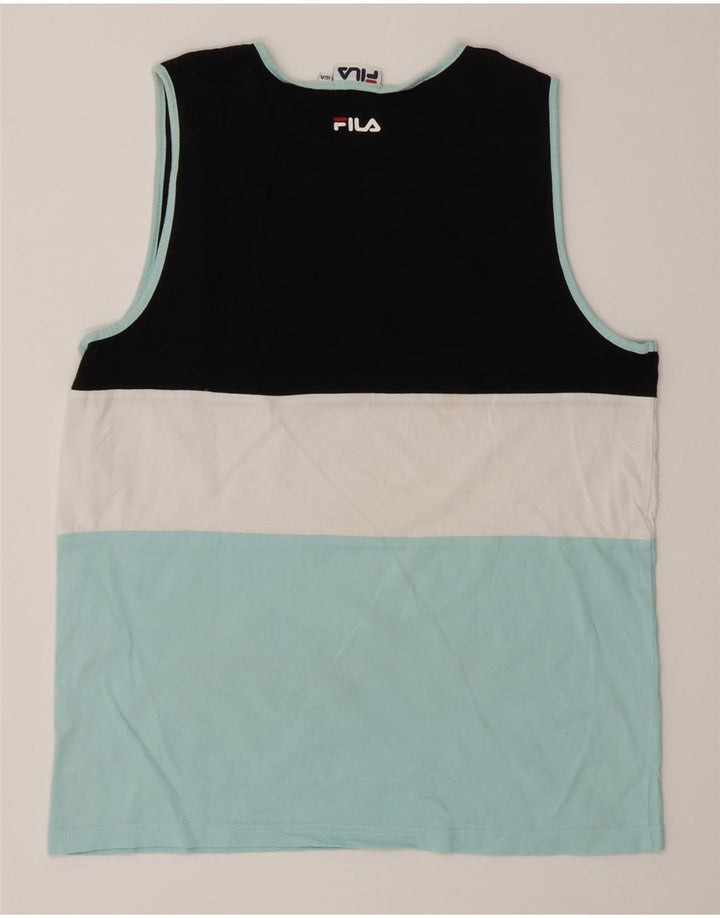 Fila Jungen-Trägershirt, 15–16 Jahre, mehrfarbig, Farbblock