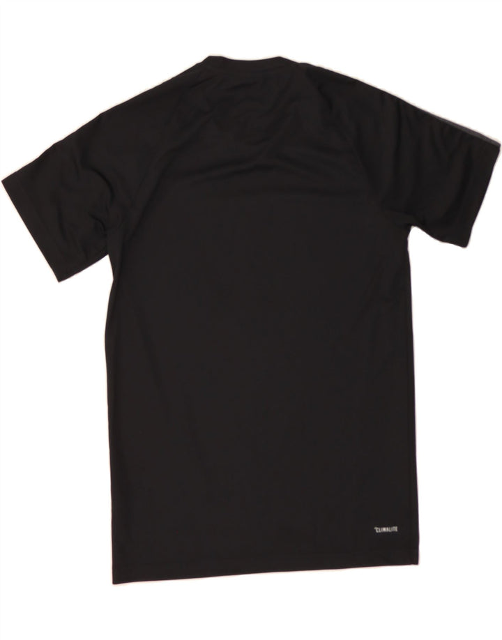 ADIDAS Mens Climalite T-Shirt Top Small Black Polyester Vintage Adidas and Second-Hand Adidas from Messina Hembry 