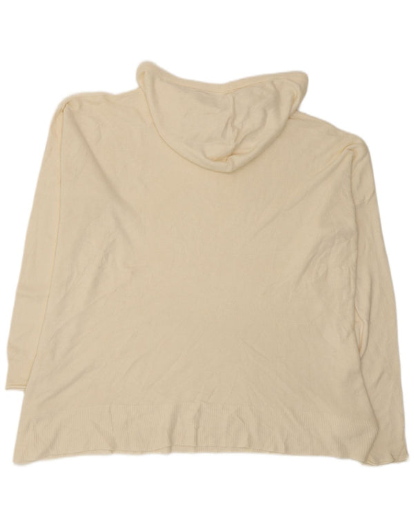 Marks & Spencer Damen-Pullover mit Kapuze, übergroß, Gr. 18, XL, Beige