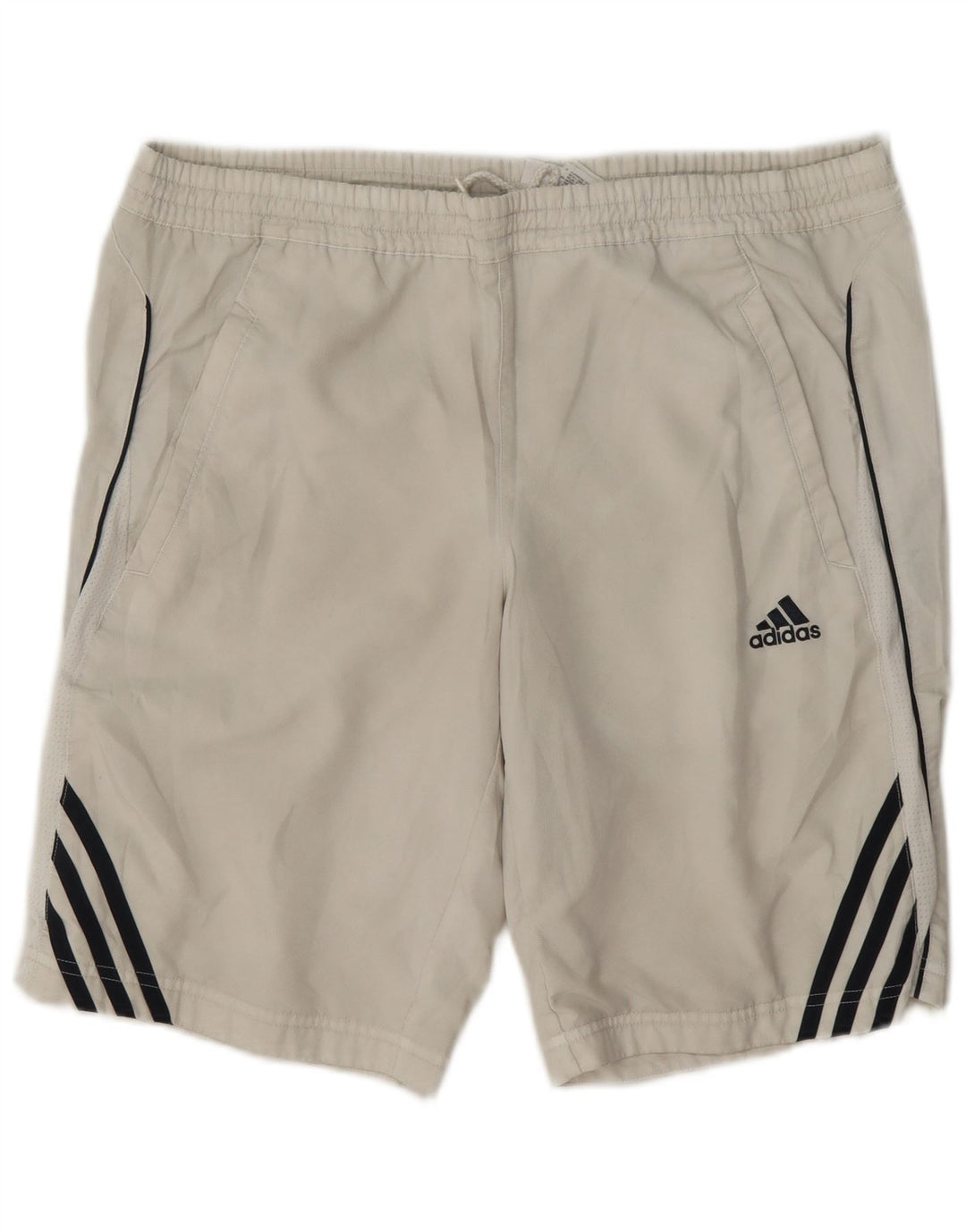 Adidas Mens Clima 365 Sport Shorts Small White Polyester