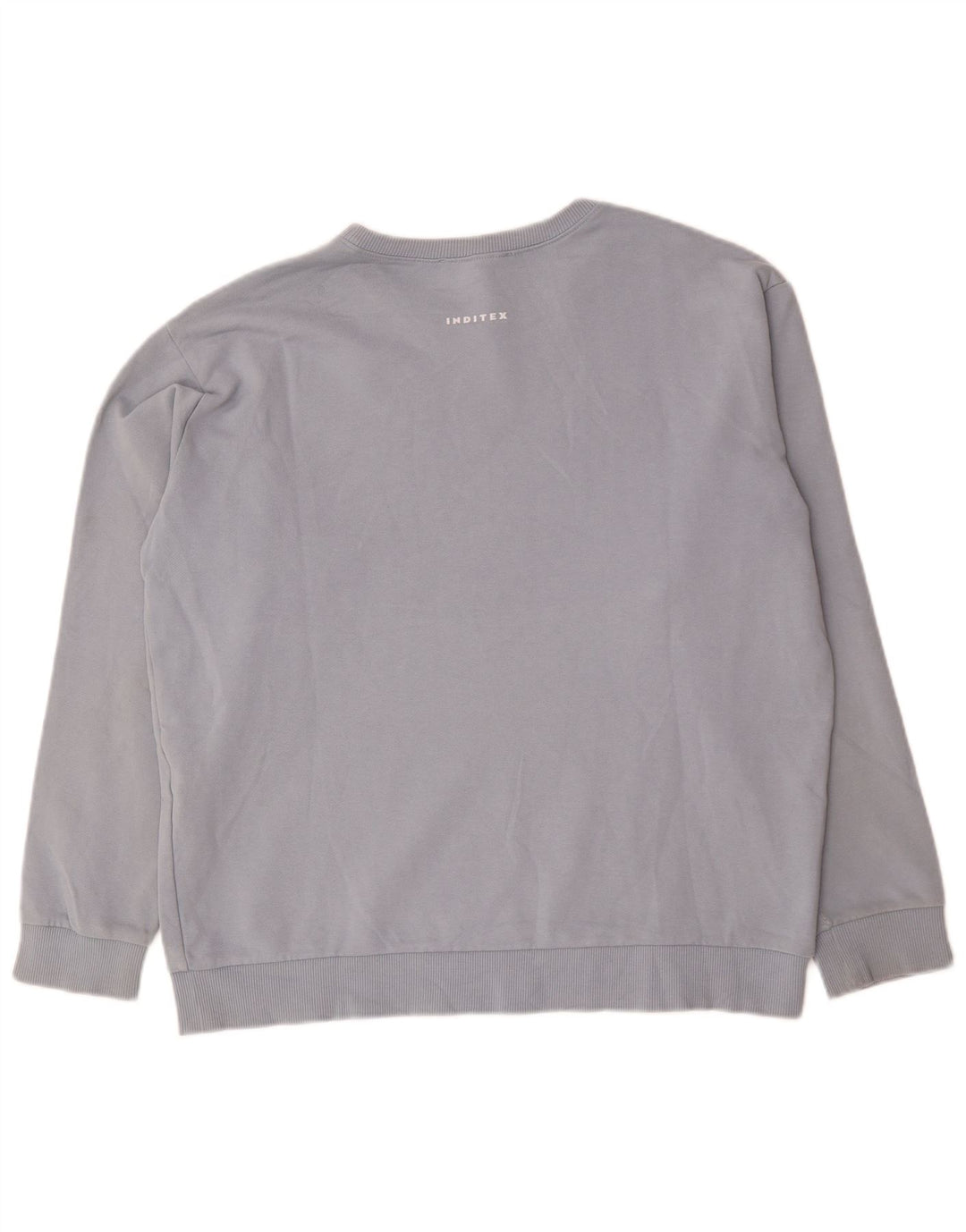 Zara Mens Sweatshirt Jumper XL Blue Cotton