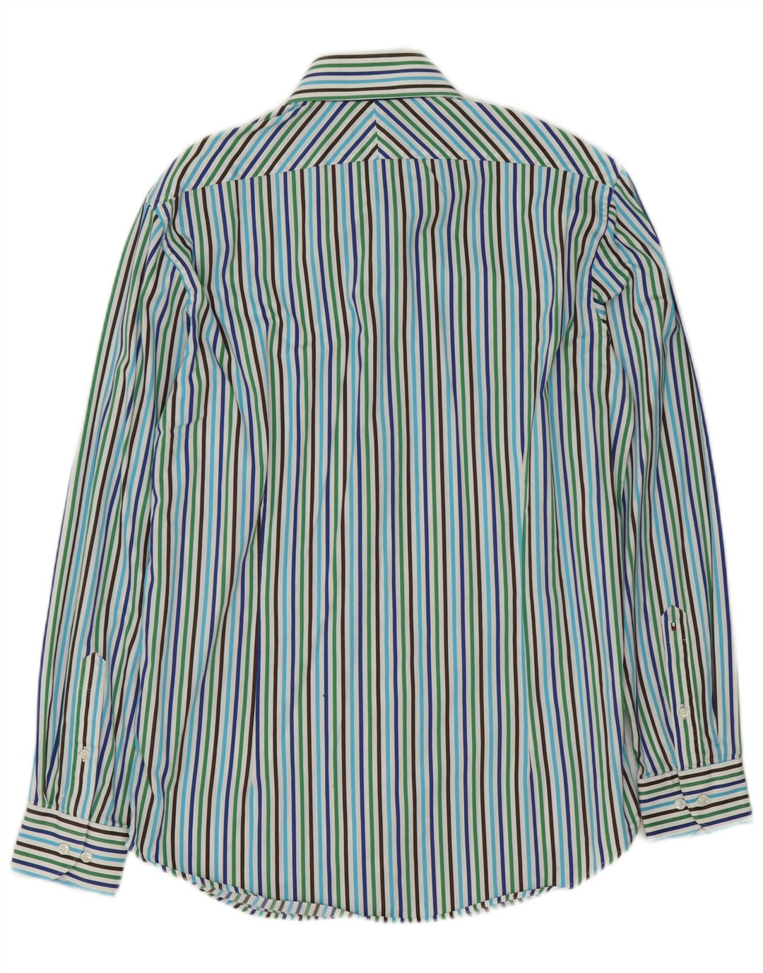 Tommy Hilfiger Mens Fitted Shirt Size 39 15 1/2 Medium Multicoloured