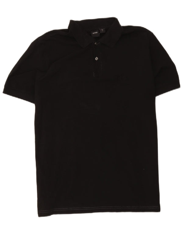 Hugo Boss Mens Polo Shirt Large Black