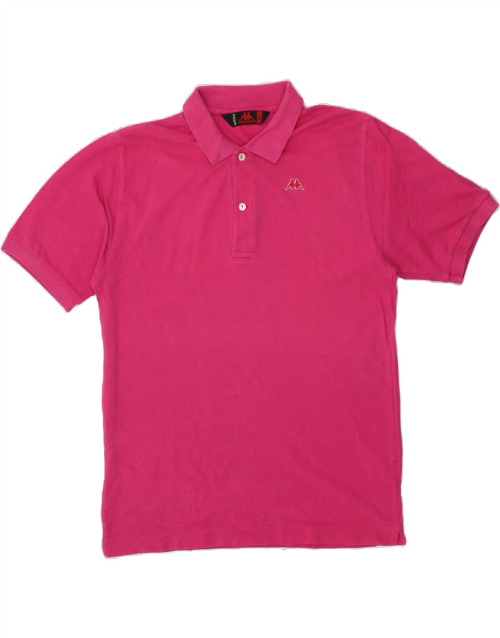 KAPPA Mens Polo Shirt Small Pink Cotton Vintage Kappa and Second-Hand Kappa from Messina Hembry 